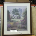 Dubravko Raos "Garden Steps" Framed Print